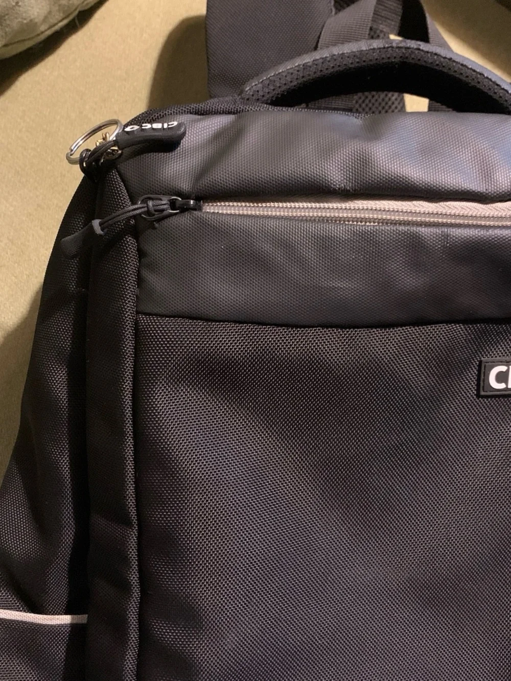 Black Men's Backpack - Professional Commuter Laptop Bag